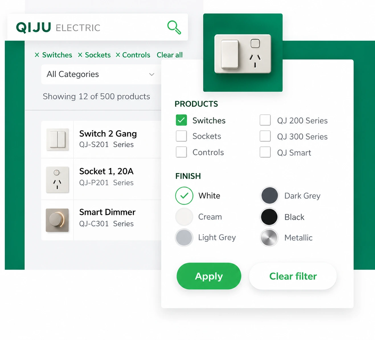 Qiju Electric · concept feature