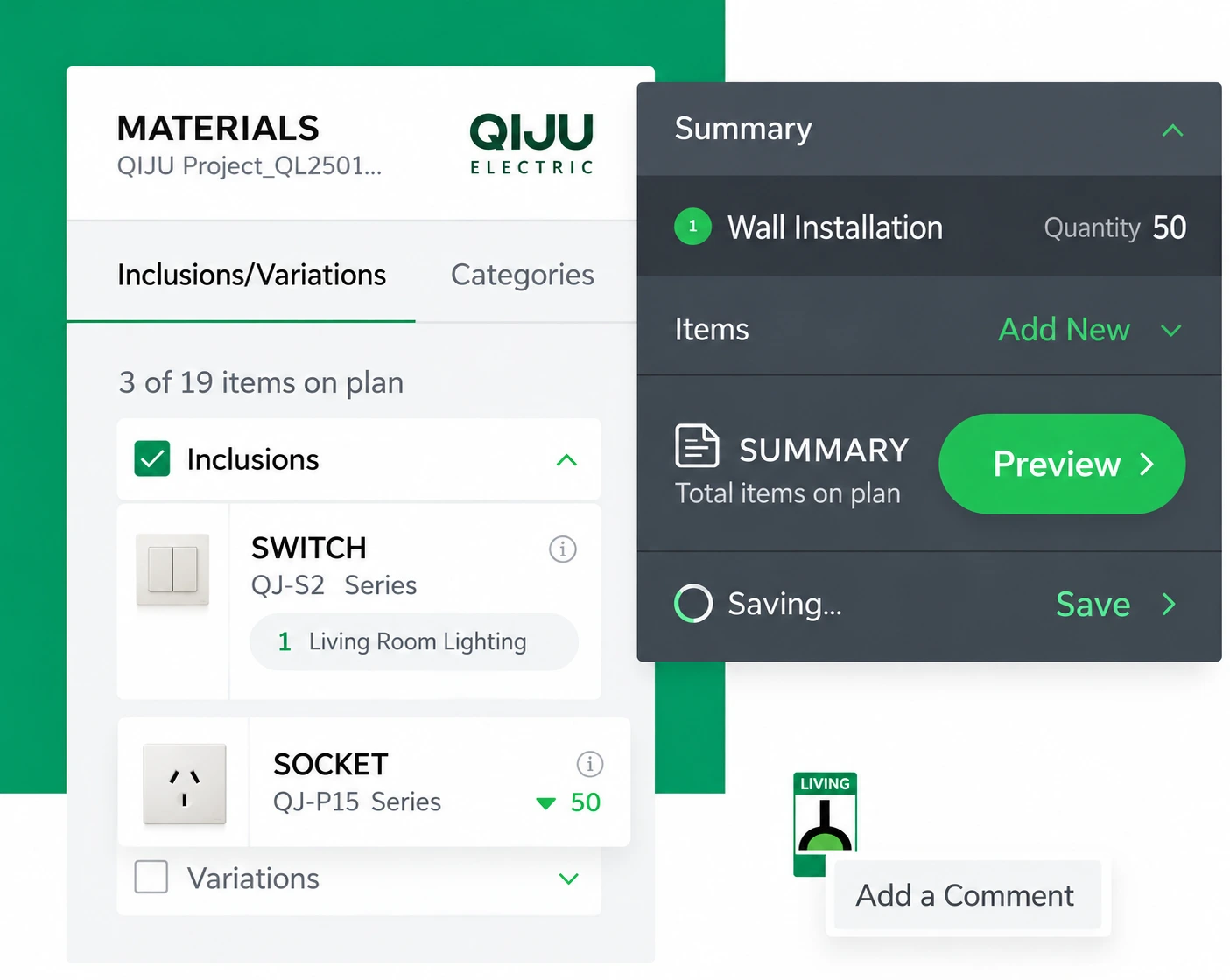 Qiju Electric · concept feature