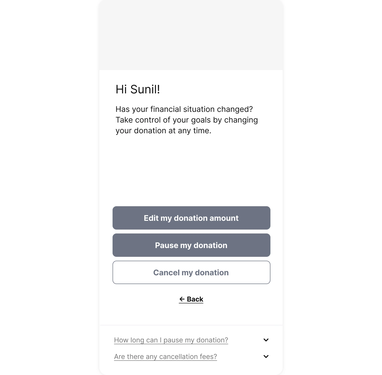 Behavioural design – An NFP case study