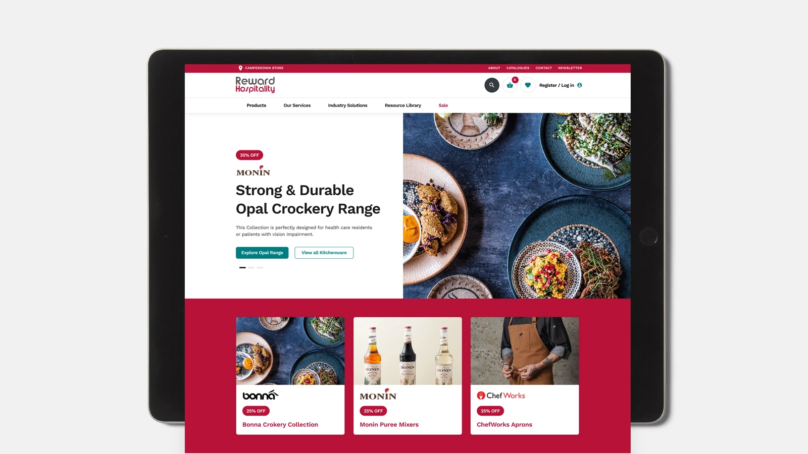 Reward Hospitality · Design showcase