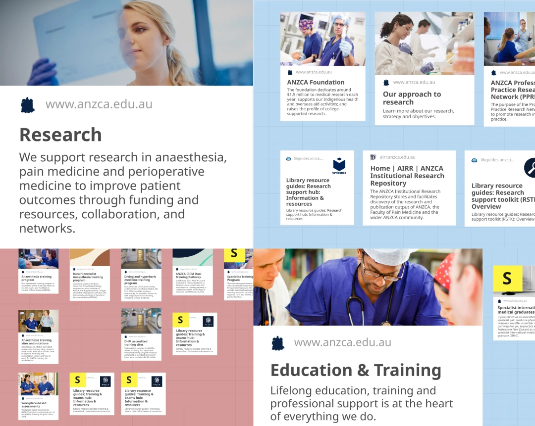 The Australian and New Zealand College of Anaesthetists (ANZCA) · 设计展示