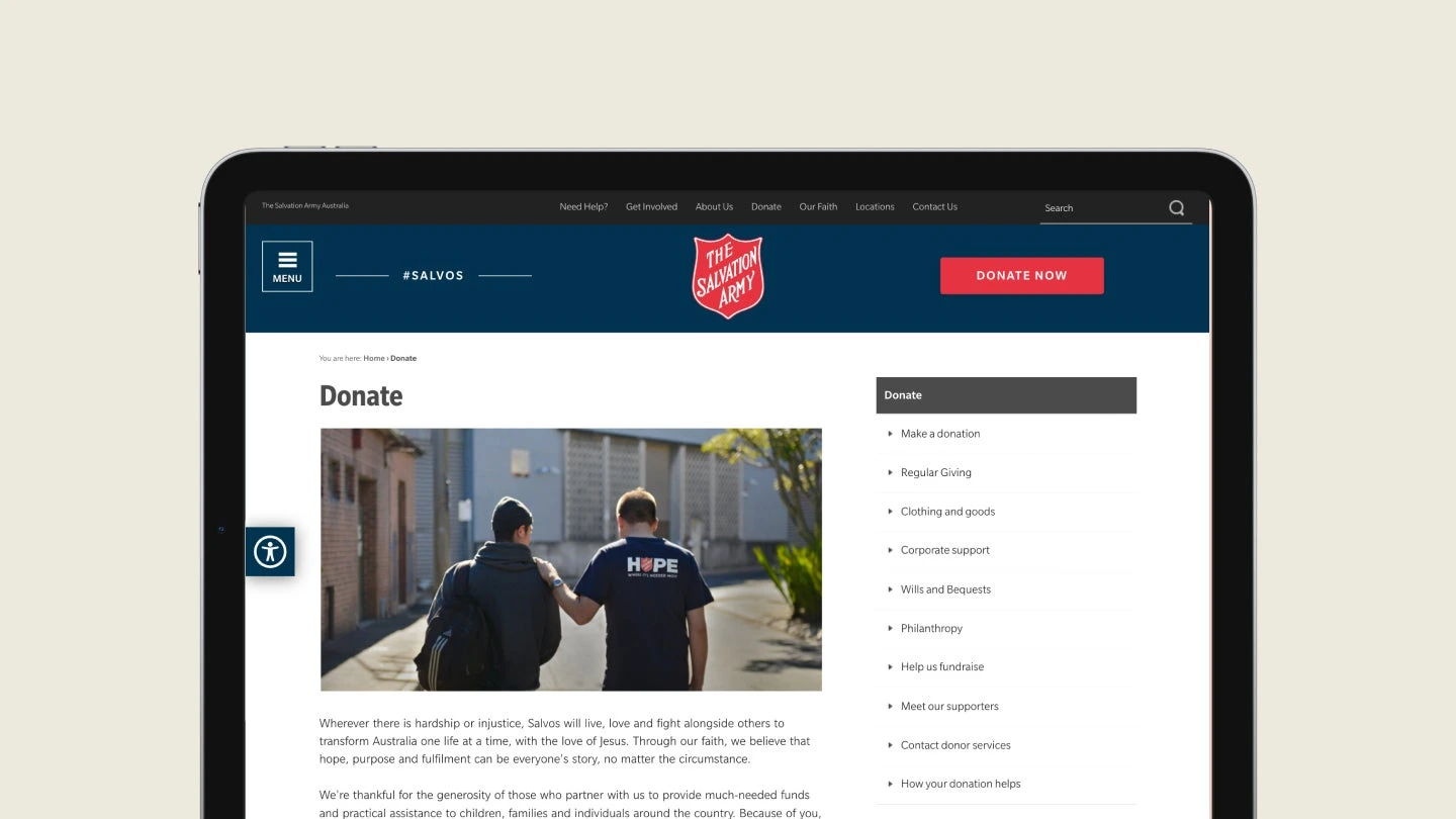 The Salvation Army Discovery Project · 设计展示