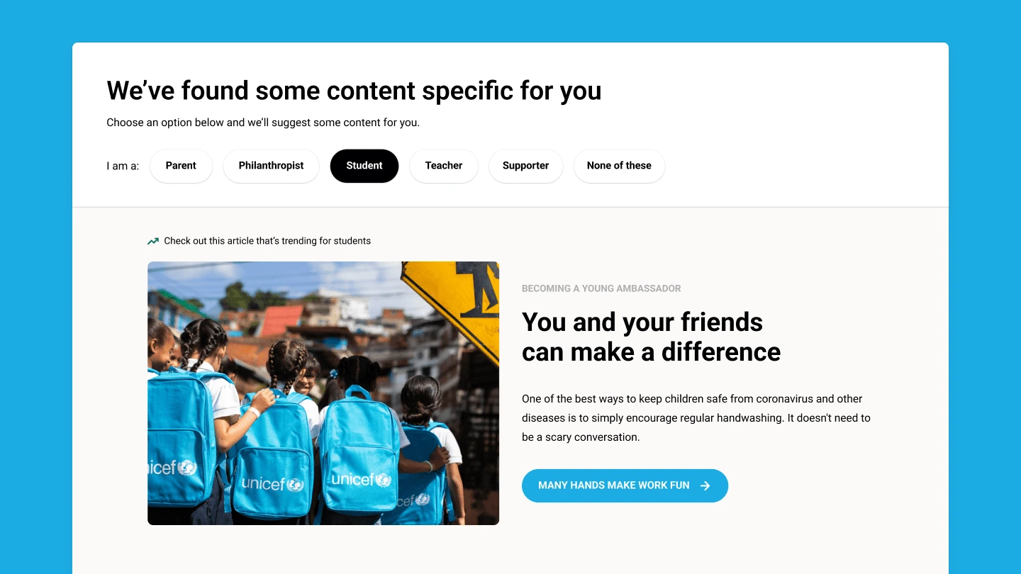 UNICEF Australia · 设计展示