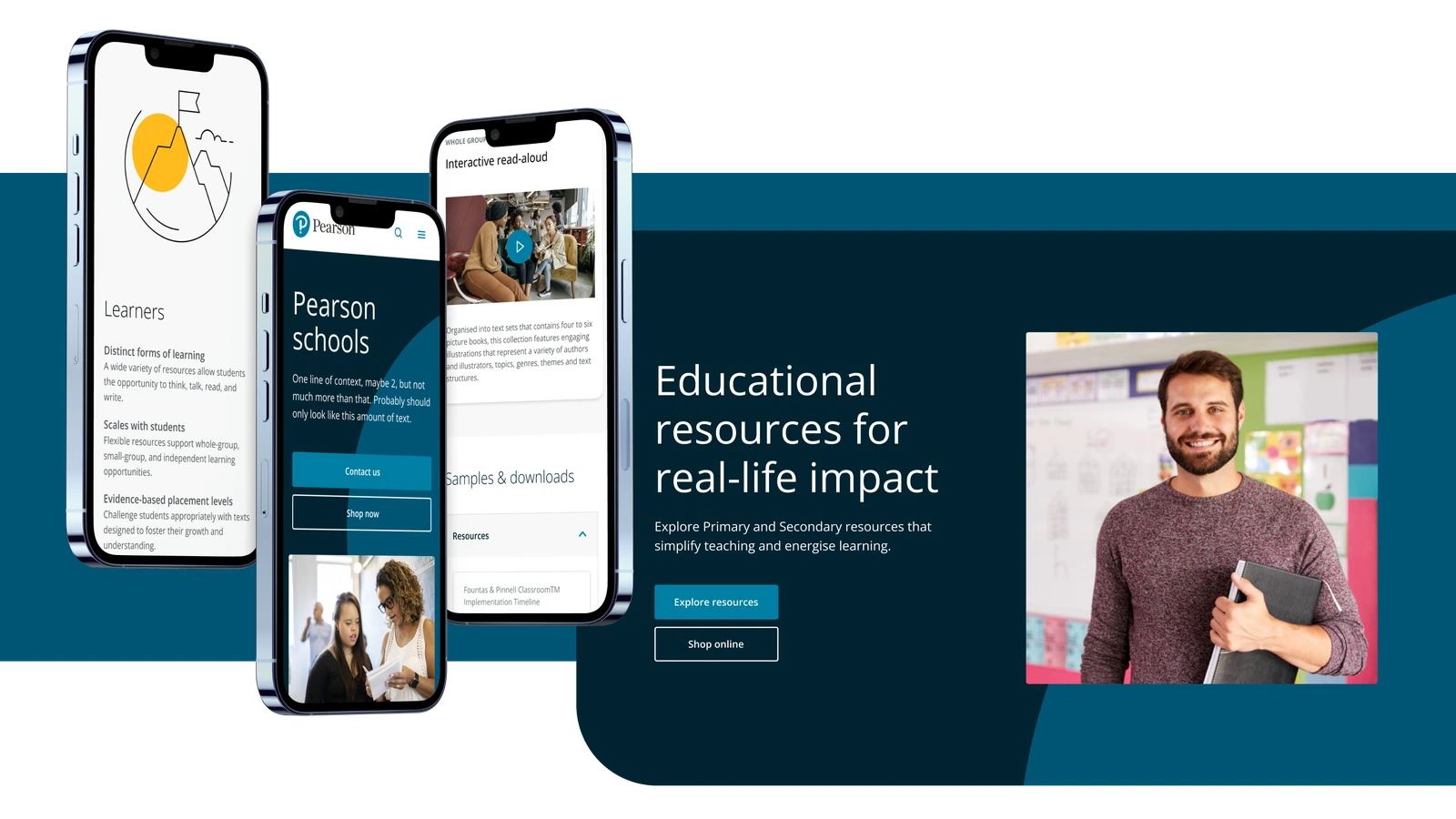 Pearson Australia Schools · 设计展示
