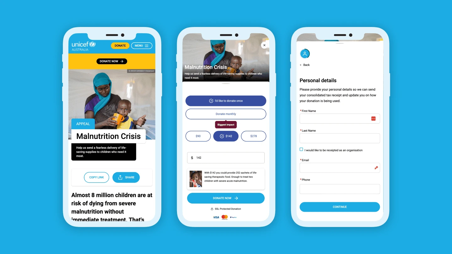 UNICEF Australia · 设计展示