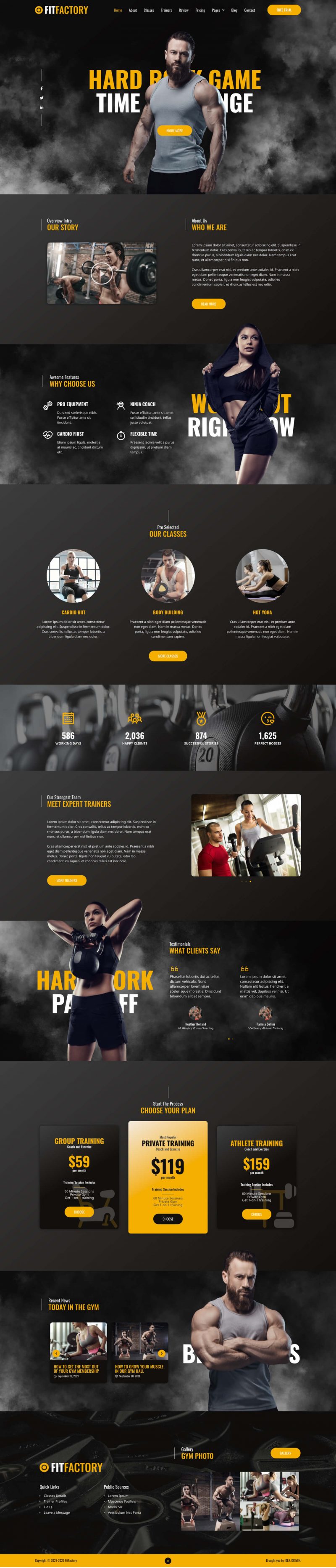 Fit Factory — Home