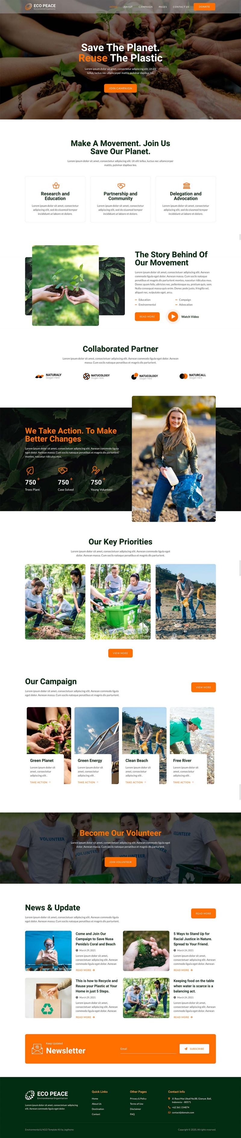 EcoPeace — 首页