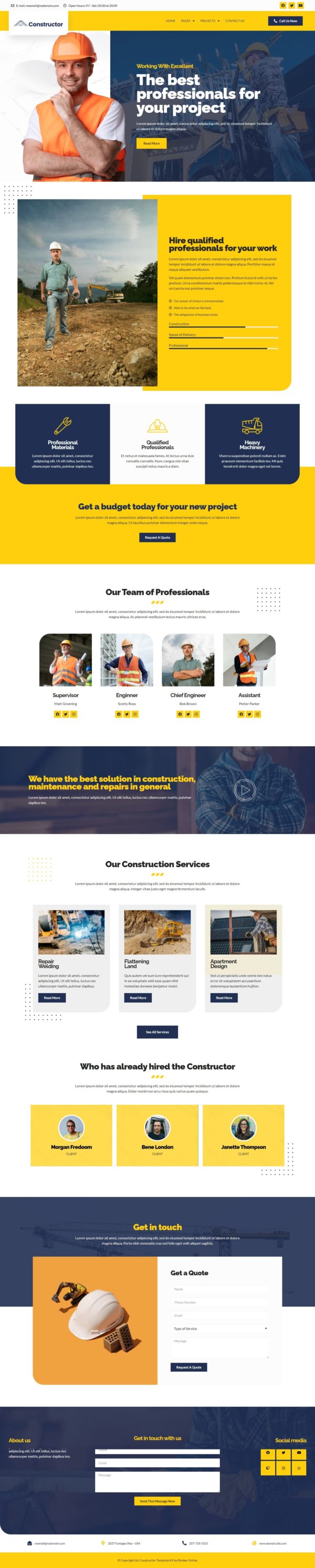 Constructor — 首页