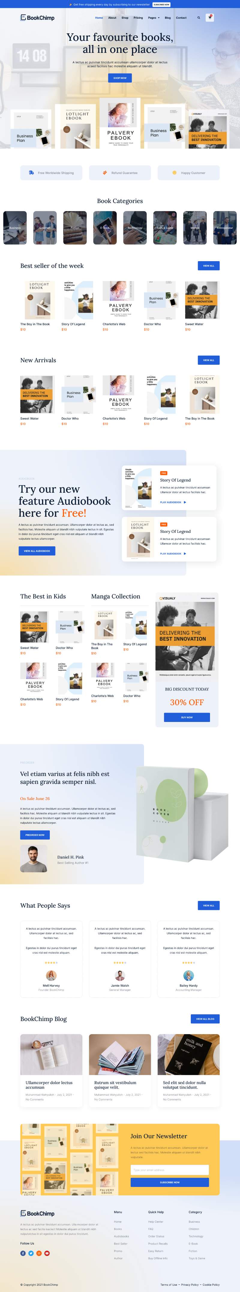 BookChimp — 首页