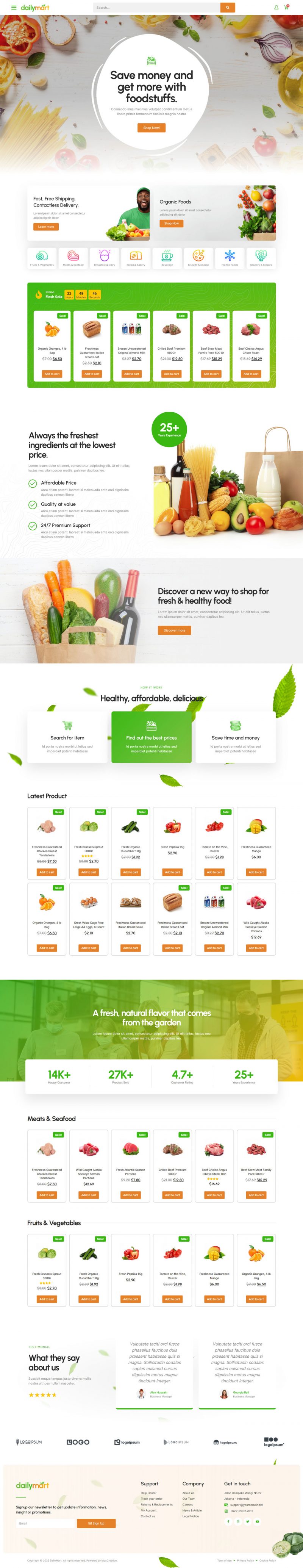 DailyMart — 首页