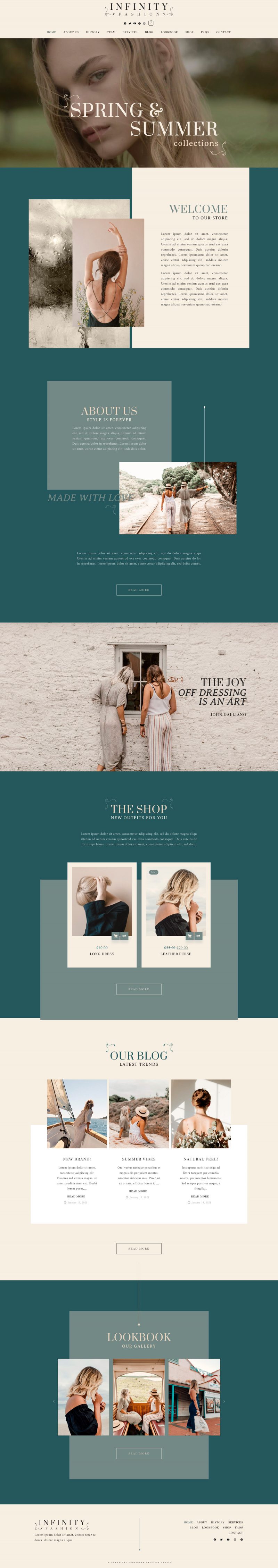 Infinity Fashion — 首页