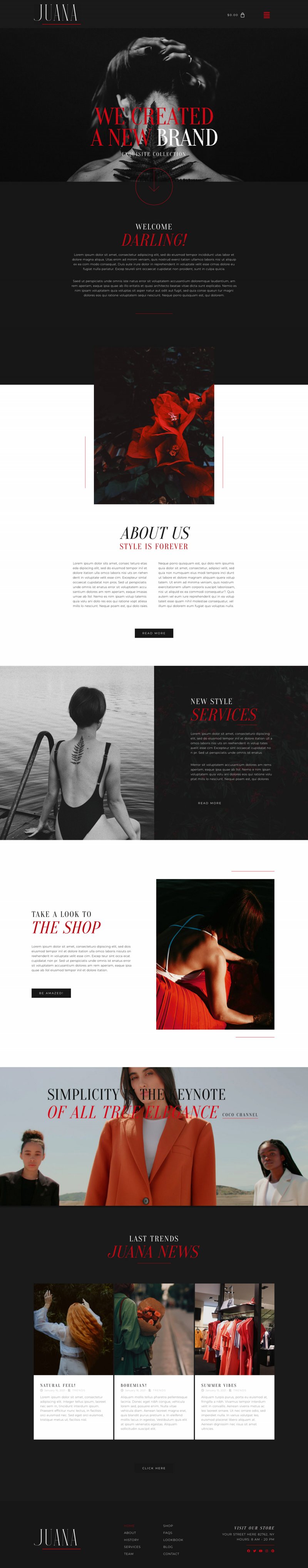Juana Template Kit — 首页