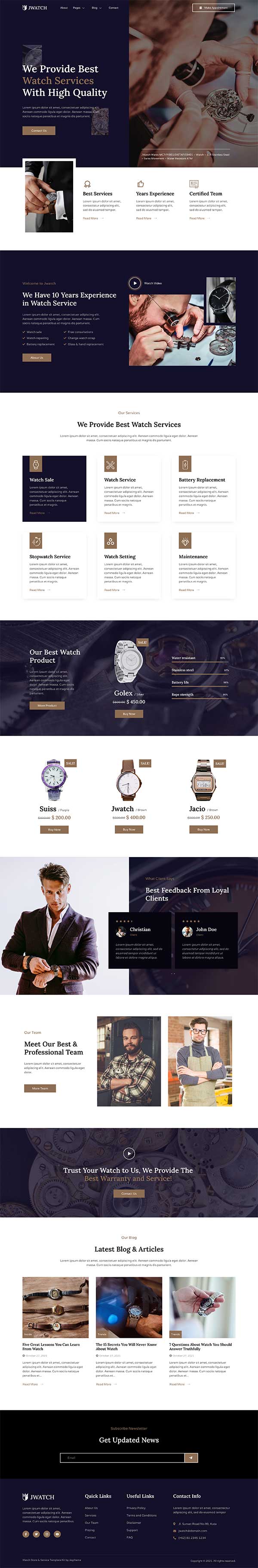 JWatch — 首页