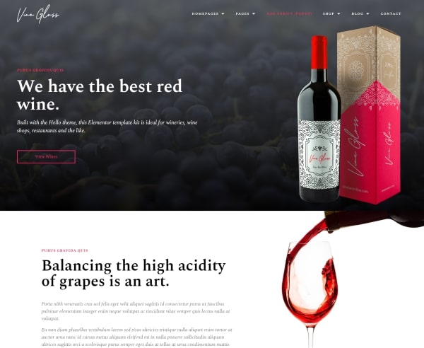 Vine Gloss — 首页