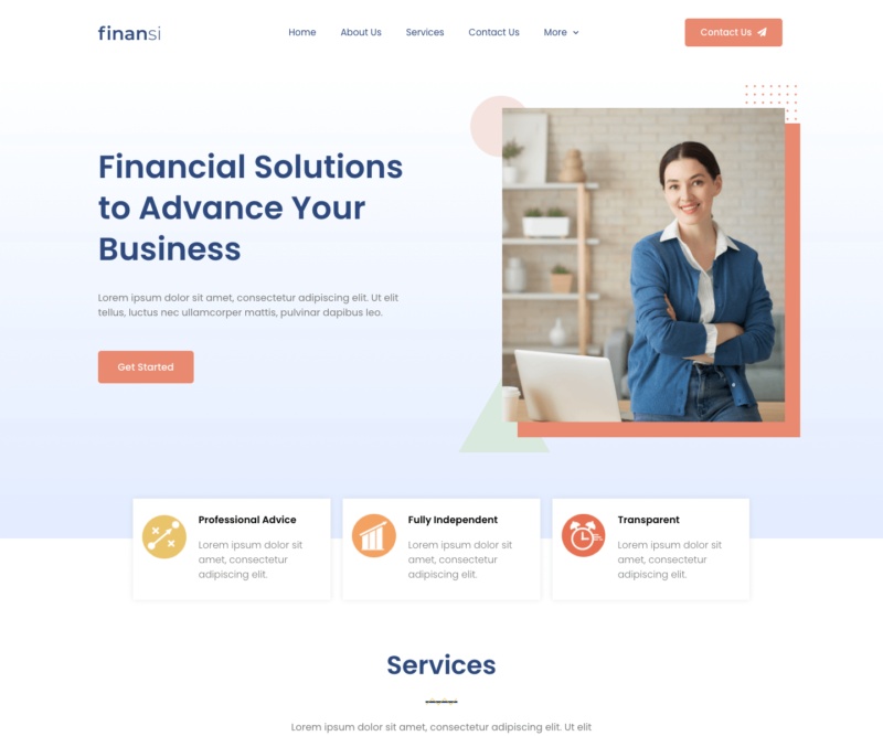 Finansi — Home