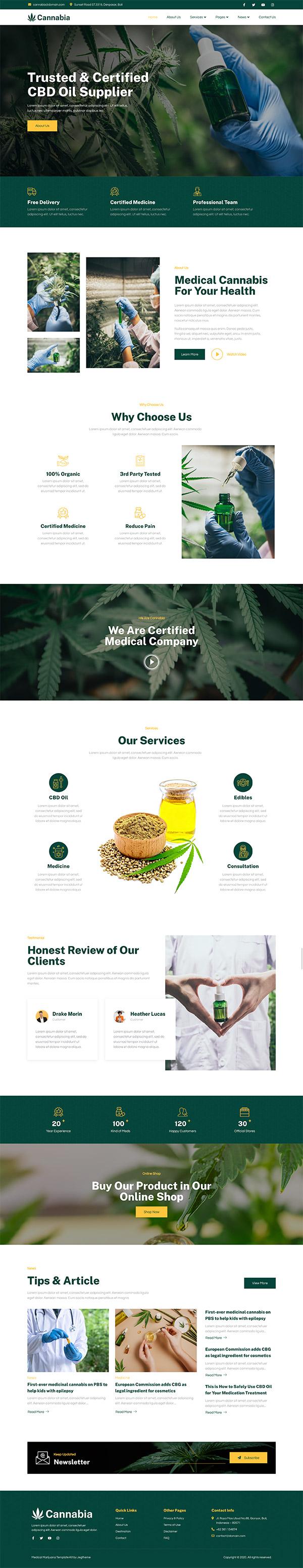 Cannabia — 首页