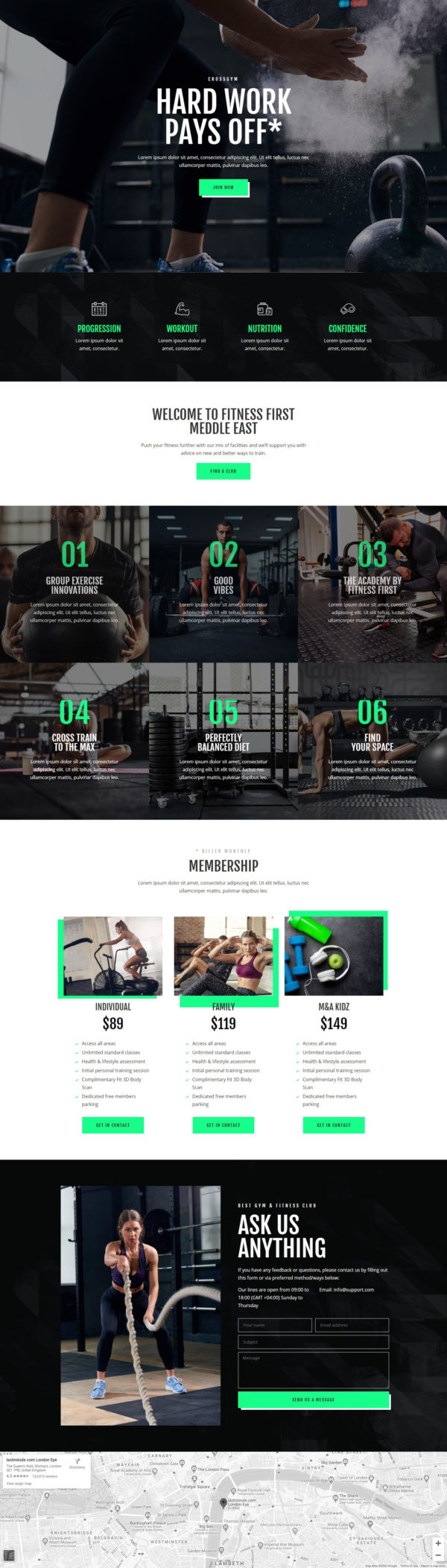 CrossGym — 首页