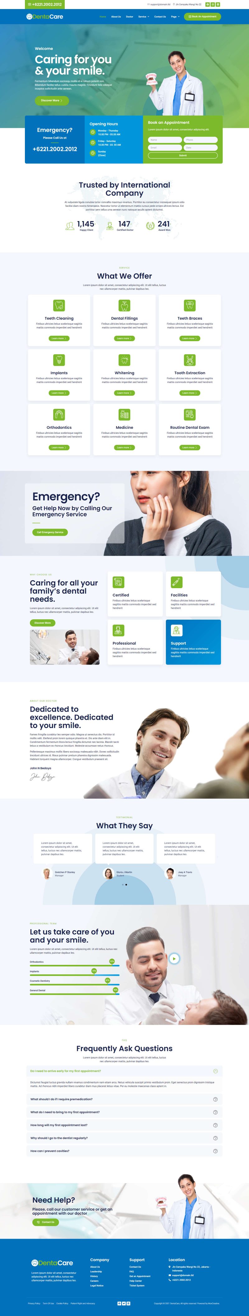 DentaCare — 首页