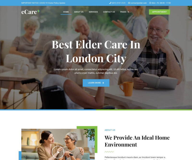 eCare — 首页
