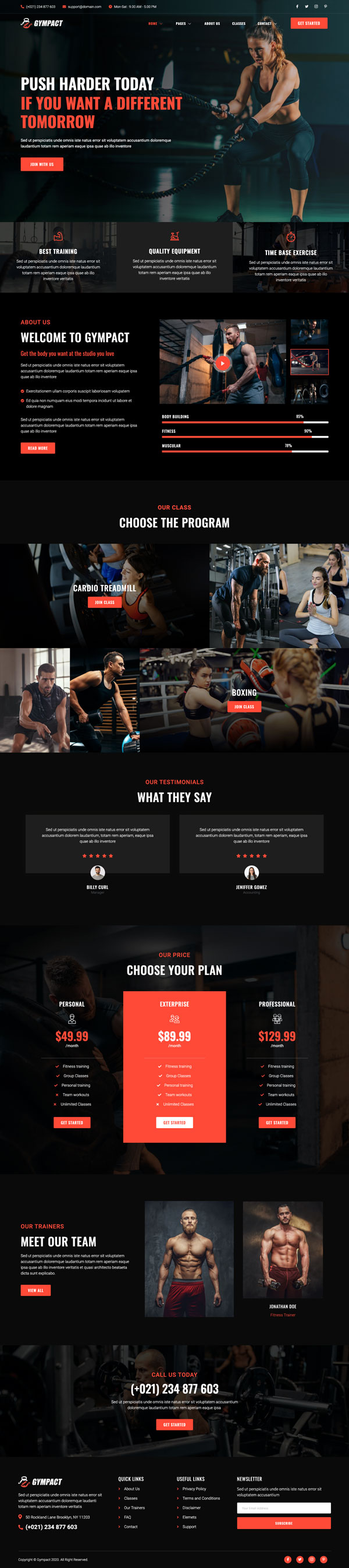 Gympact — 首页