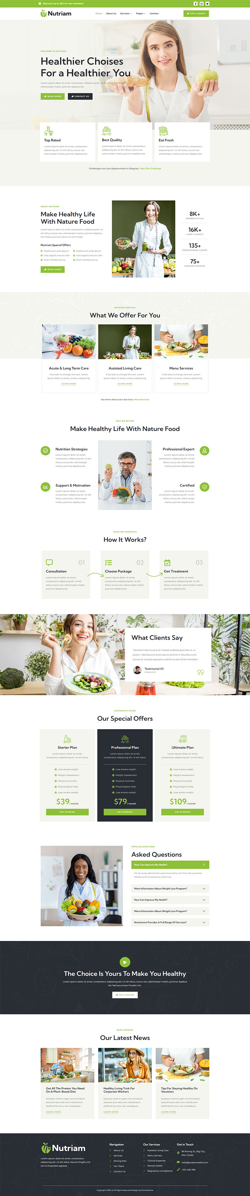 Nutriam — Home