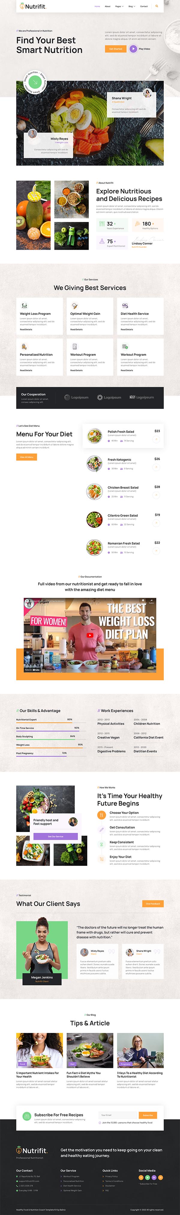 Nutrifit — Home