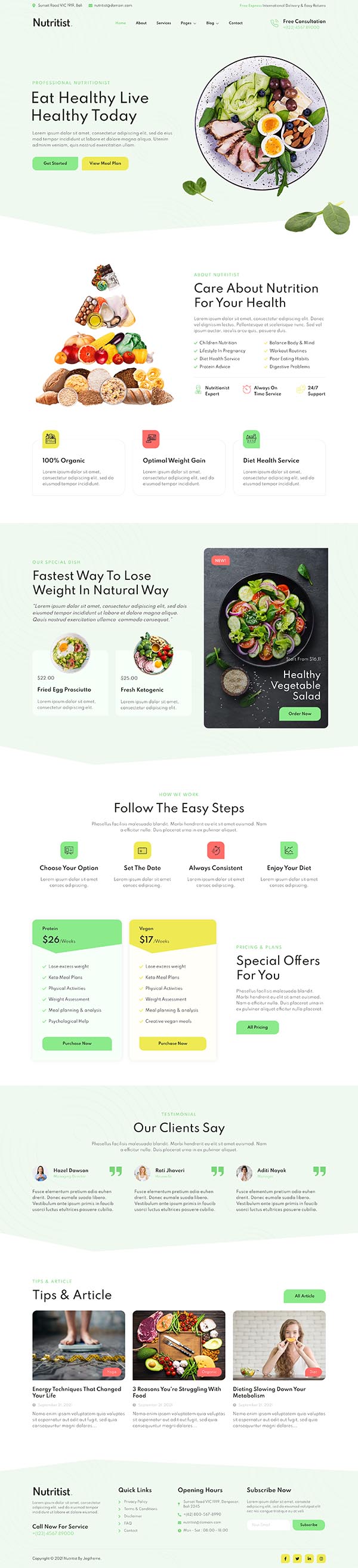 Nutritist — Home