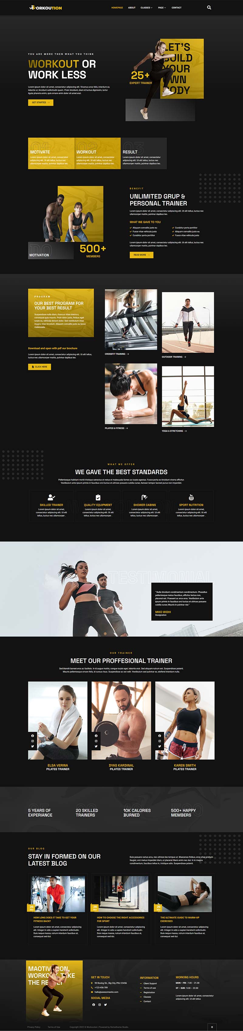 Workoution — Home