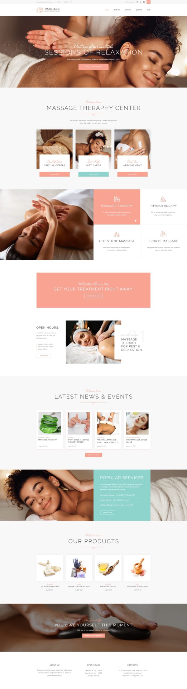 Themerex Spa & Massage Salon Template Kit — Home