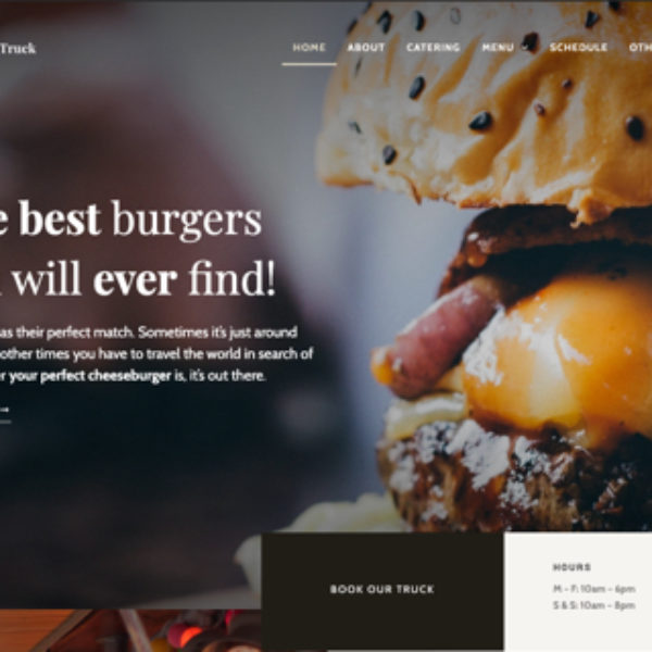 Burger Food Truck — 首页