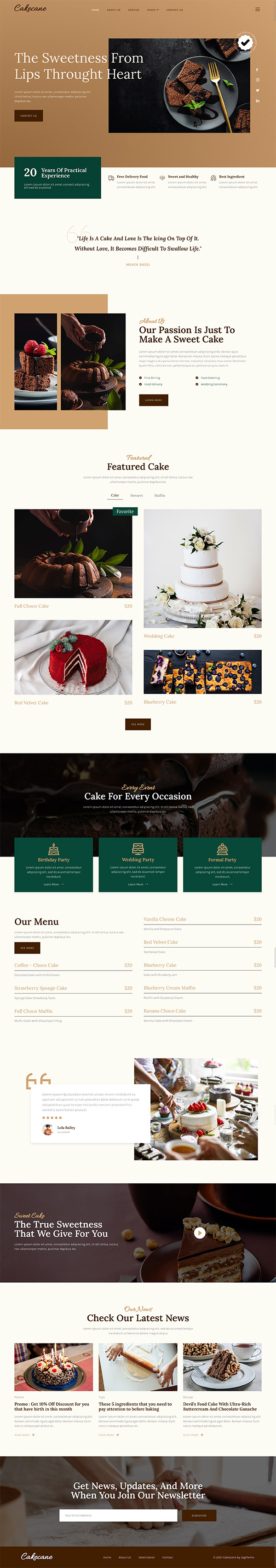 Cakecane — 首页