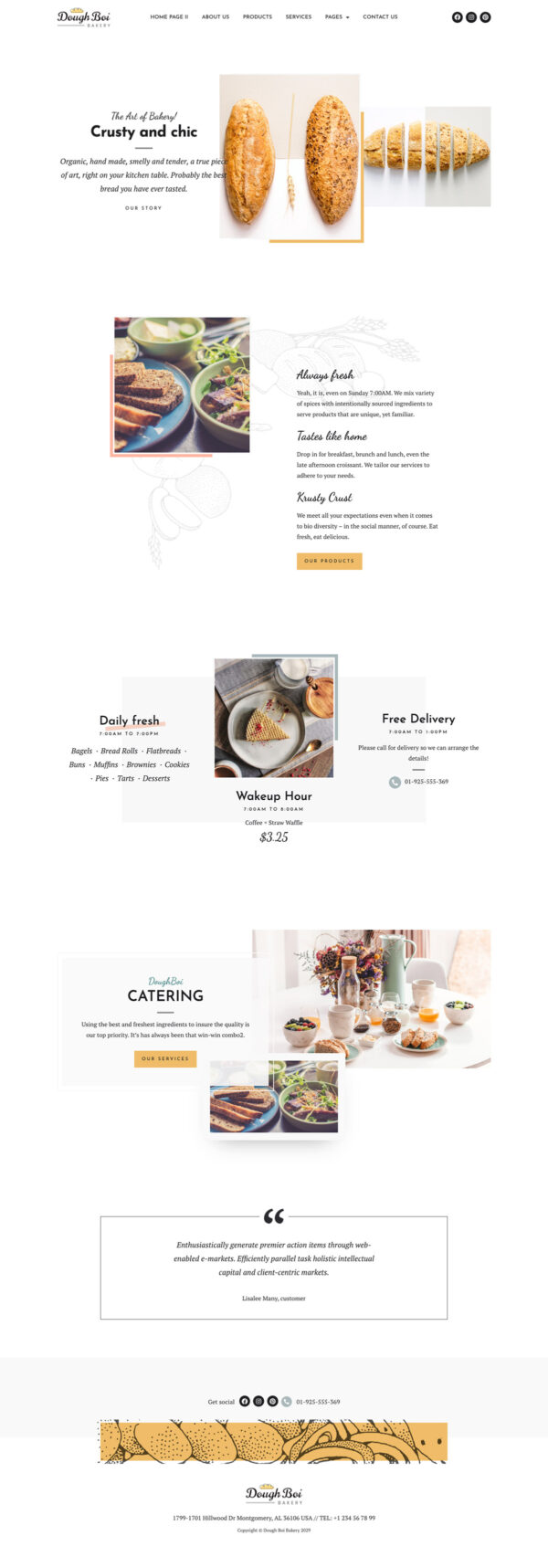 DoughBoiBakery — 首页