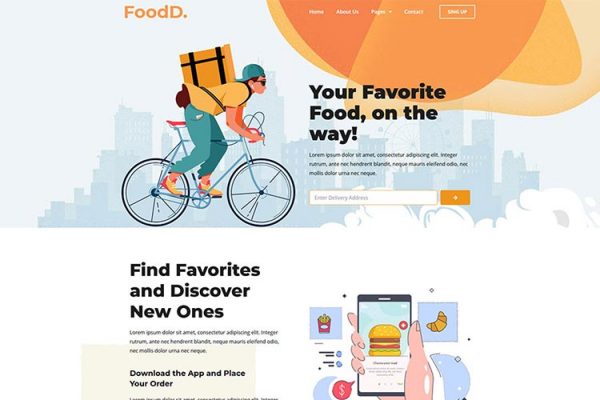 Food Delivery — 首页