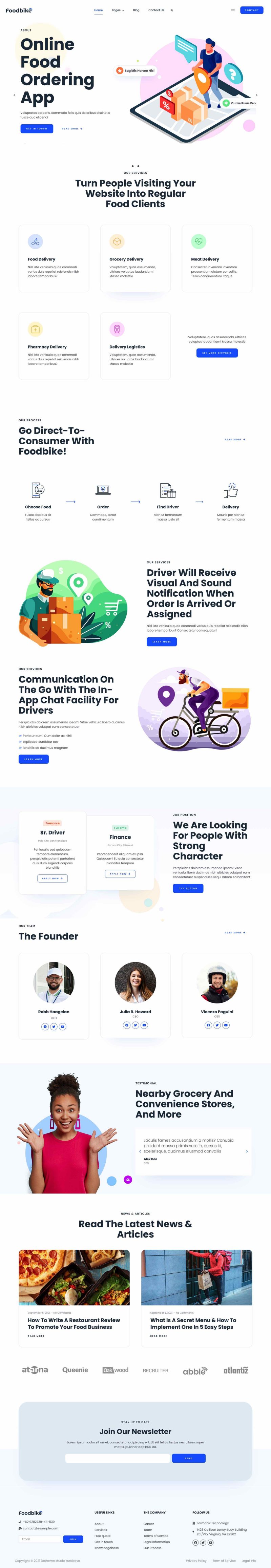Foodbike — 首页