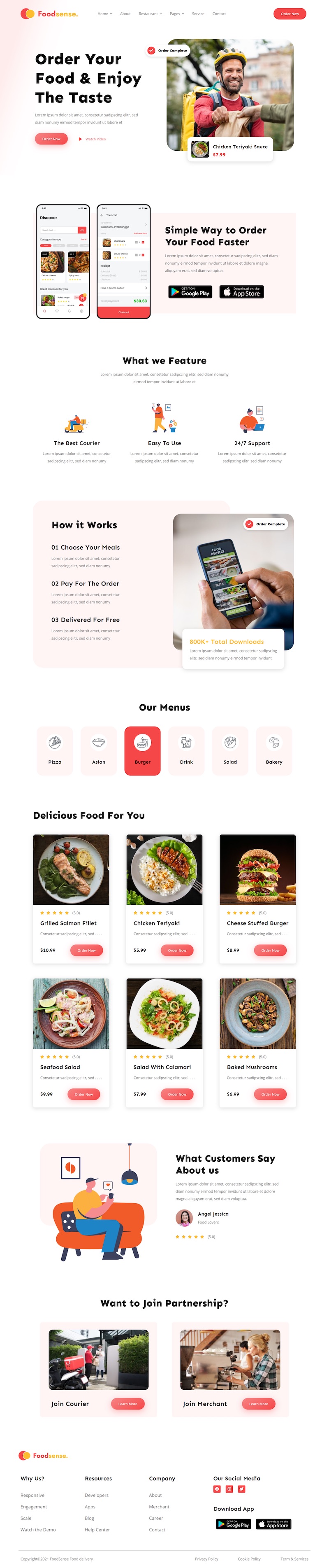 Foodsense — 首页