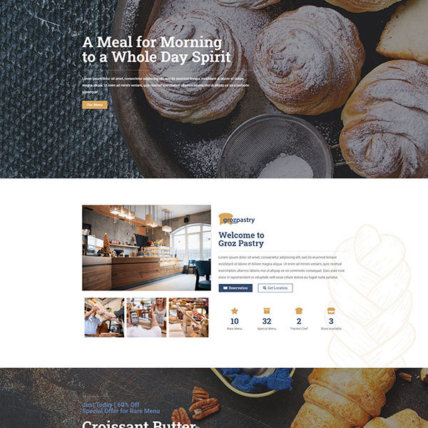Groz Pastry — 首页