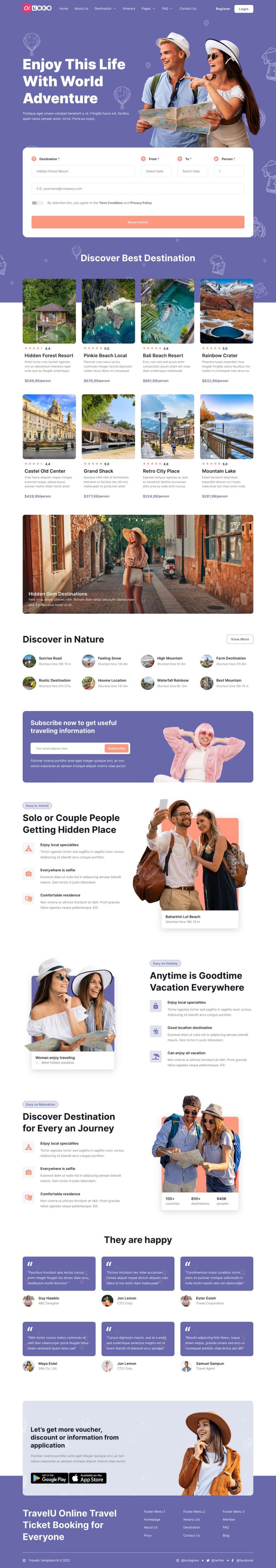 TravelU — Home