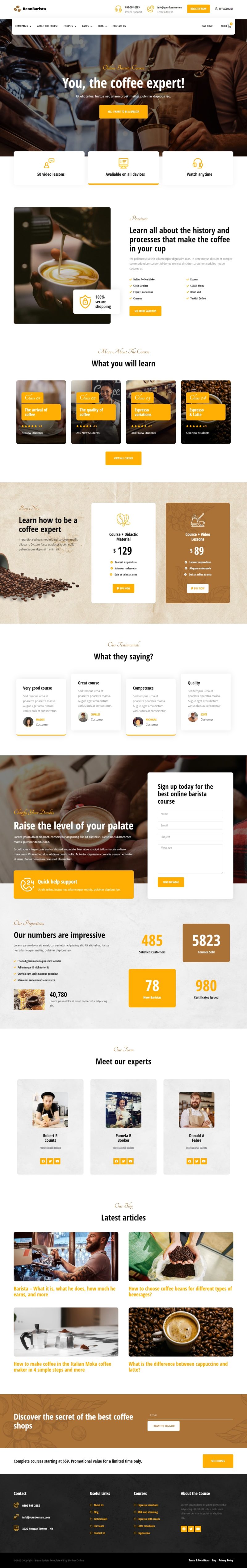 Bean Barista — Home
