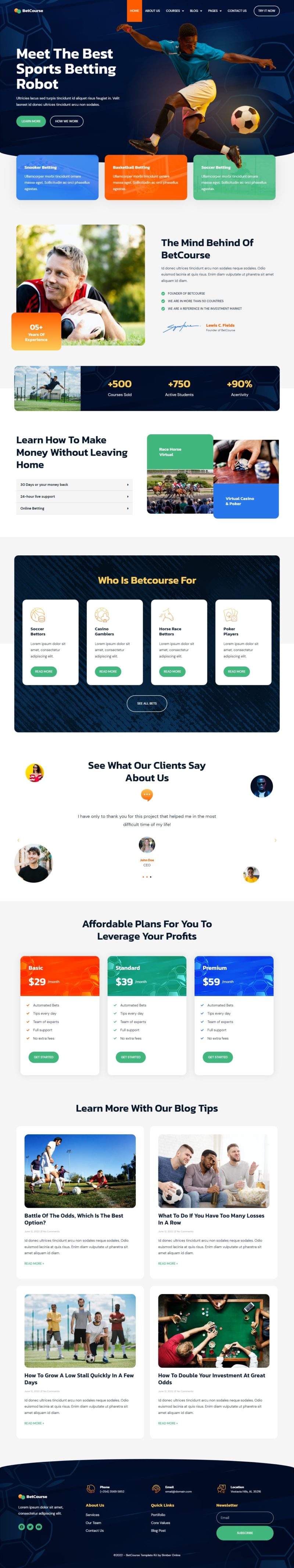 BetCourse — Home