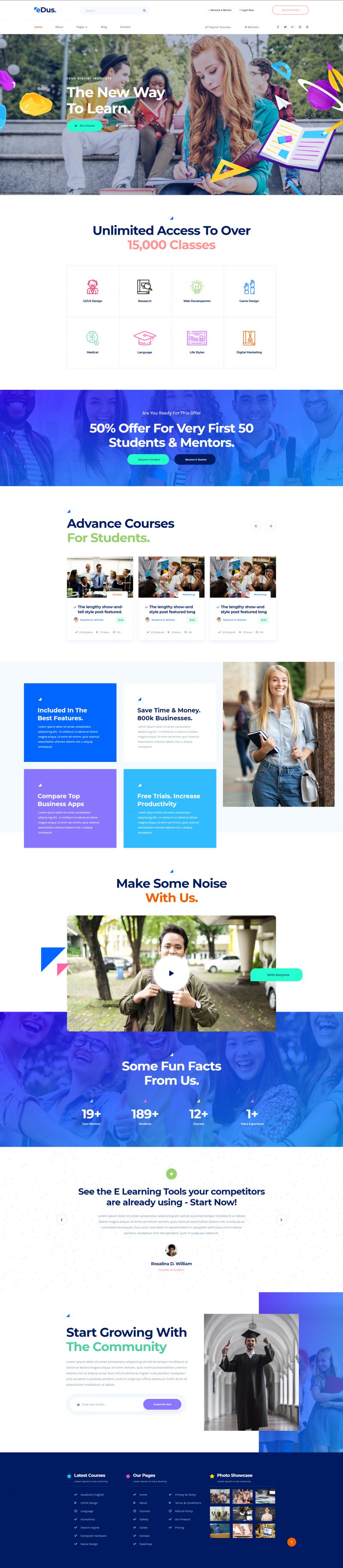 Edus-Online Education — Home
