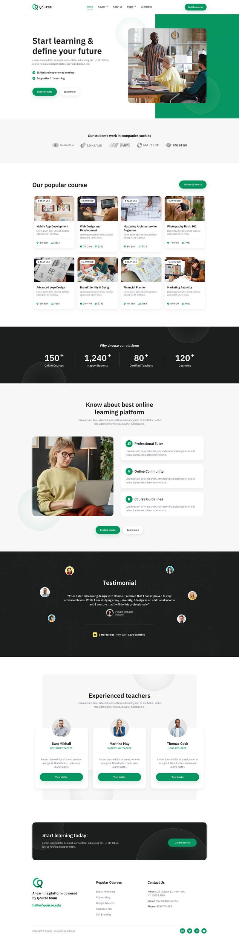Qourse — Home