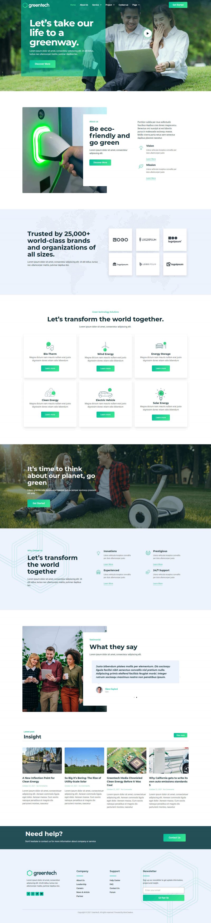 Greentech — Home