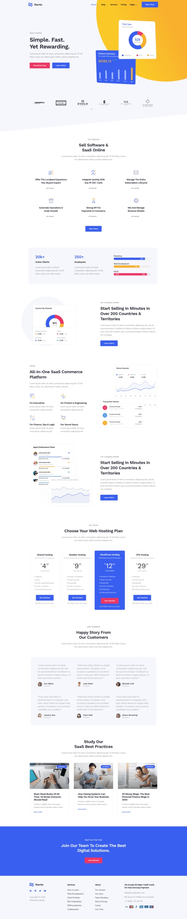 Startio — Home