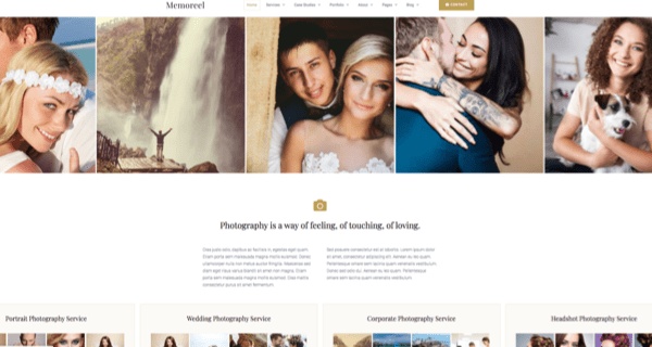 Memoreel Photography Tempalte Kit — Home