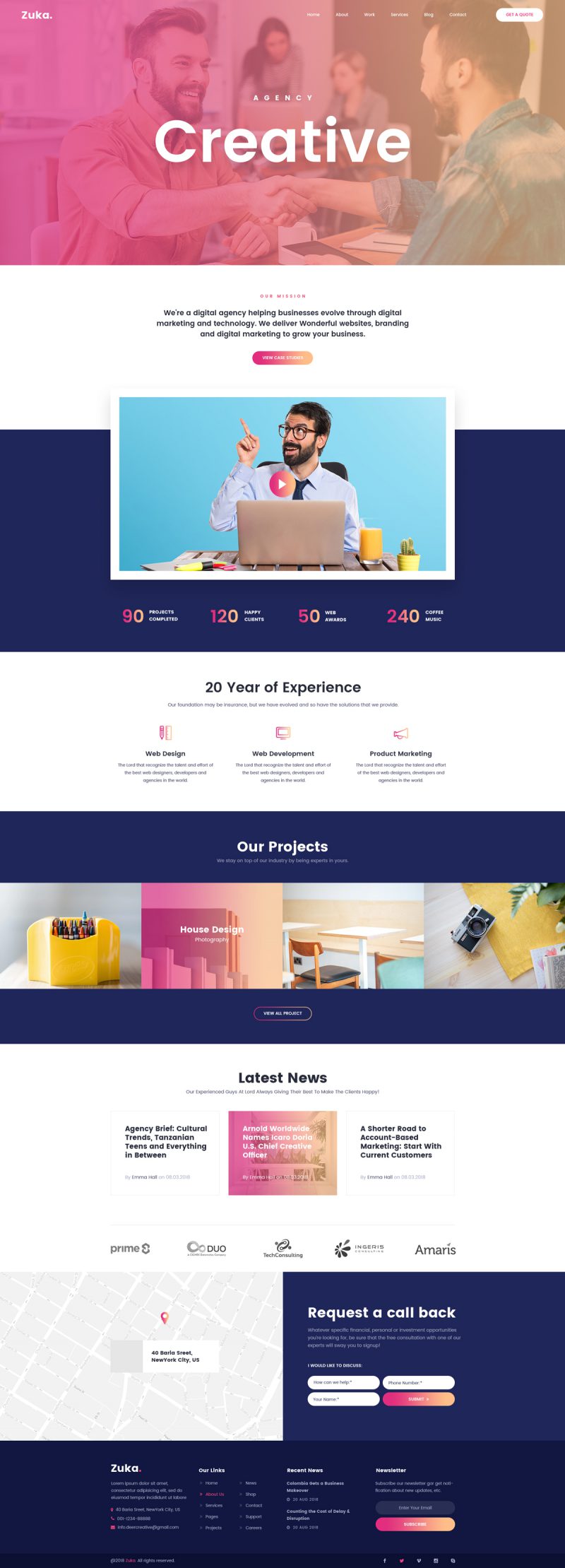 Zuka-Agency | Creative Portfolio & Agency — Home
