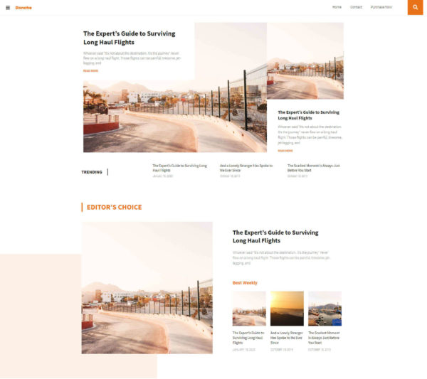 Donche Elementor Template Kit — Home