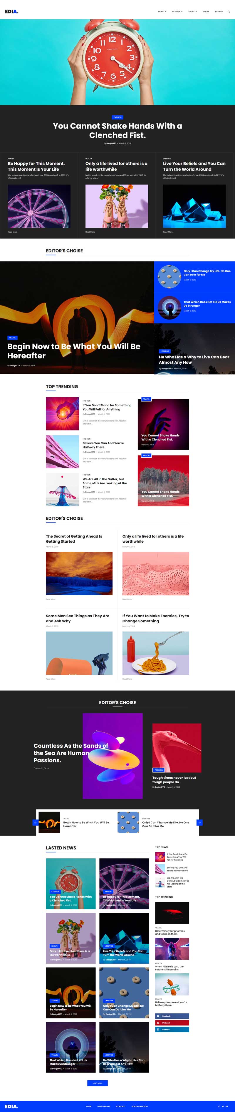 Edia Elementor Template Kit — Home