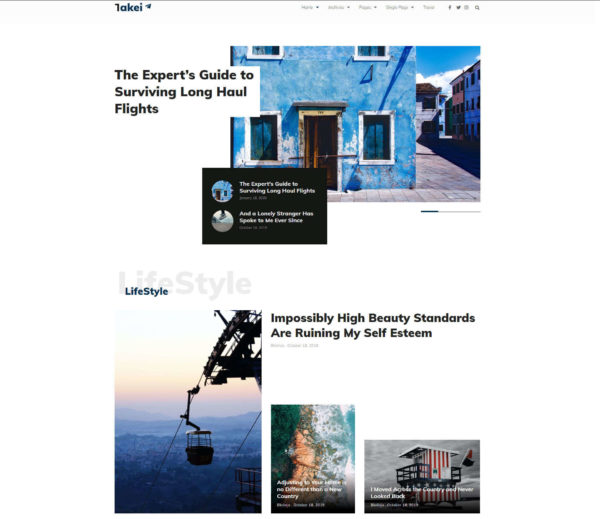Takei Elementor Template Kit — Home