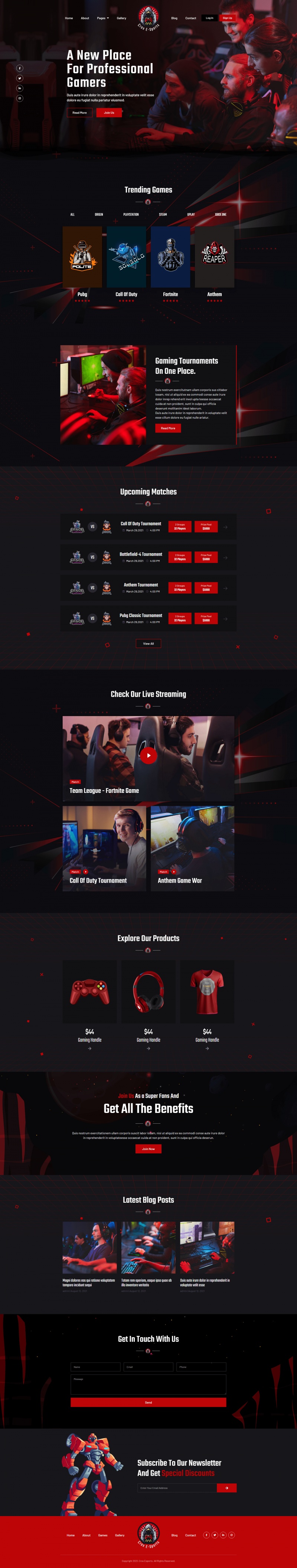 Crox Esports — Home