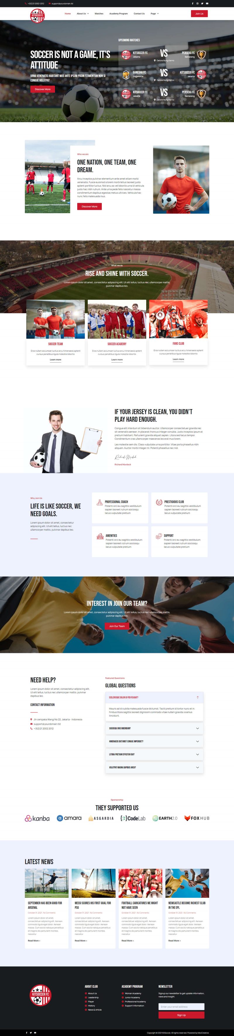 KitSoccer — Home
